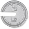 Weight 1P CI Slot 1/2lb CL6 Non-Accrd TR